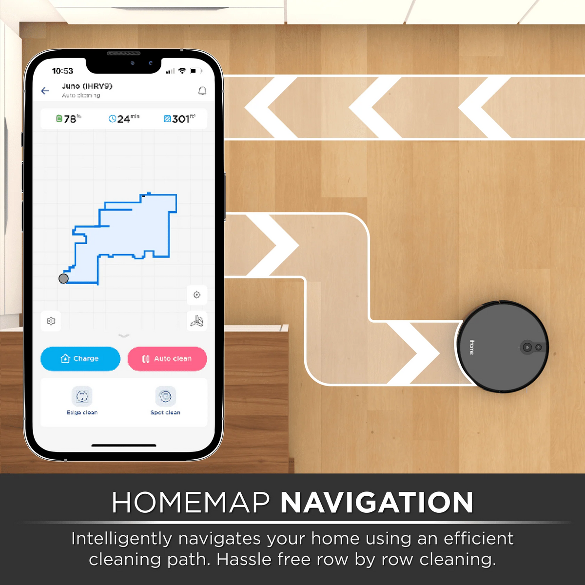Robot Vacuum with Mapping Technology Q6939