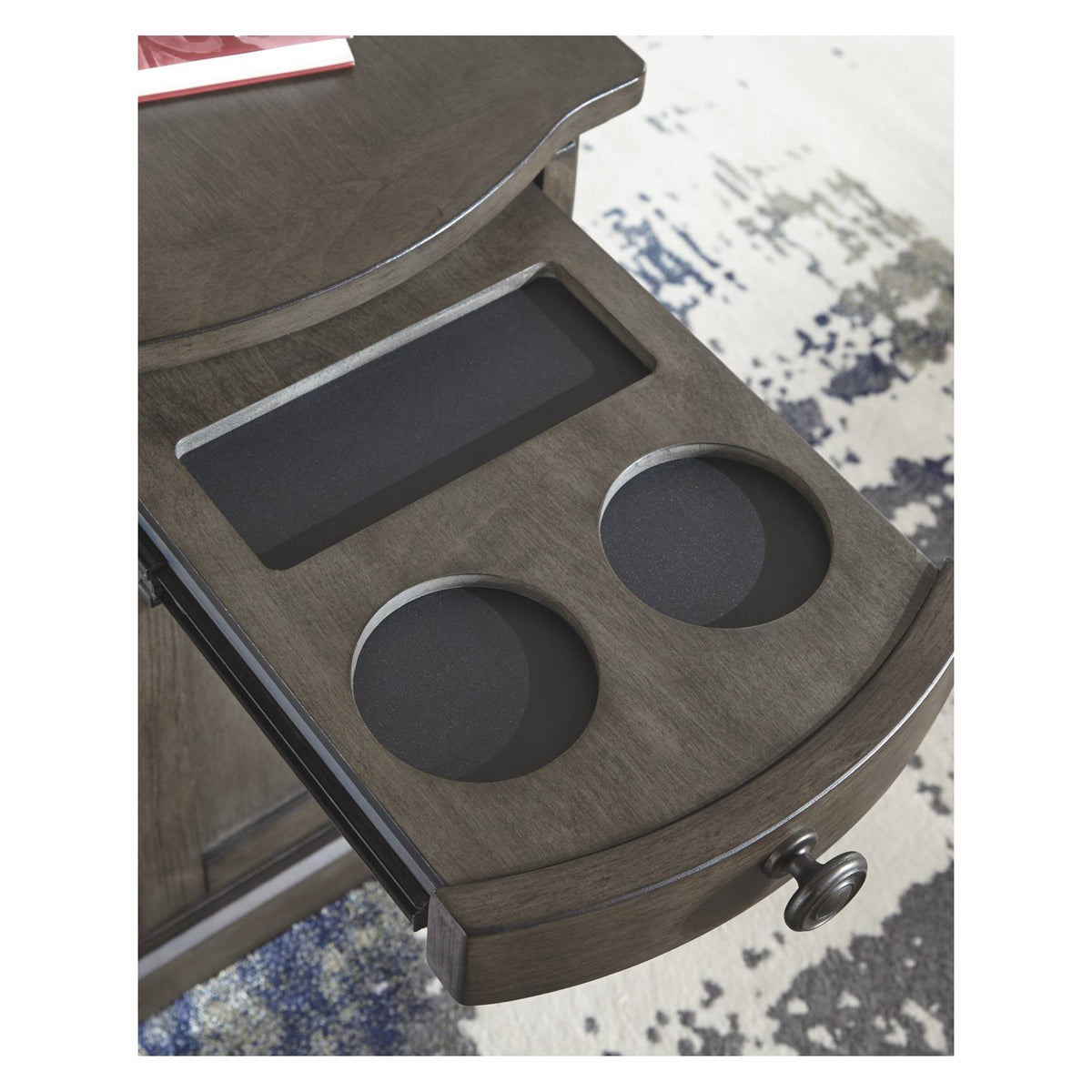Gray Chair Side End Table L48393