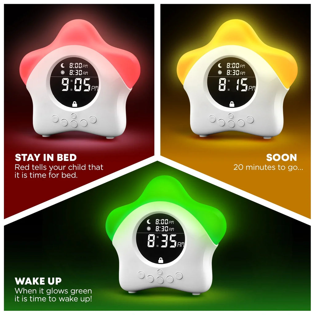 Toddler Sleep Training Clock, Night Light & Alarm Clock G382132