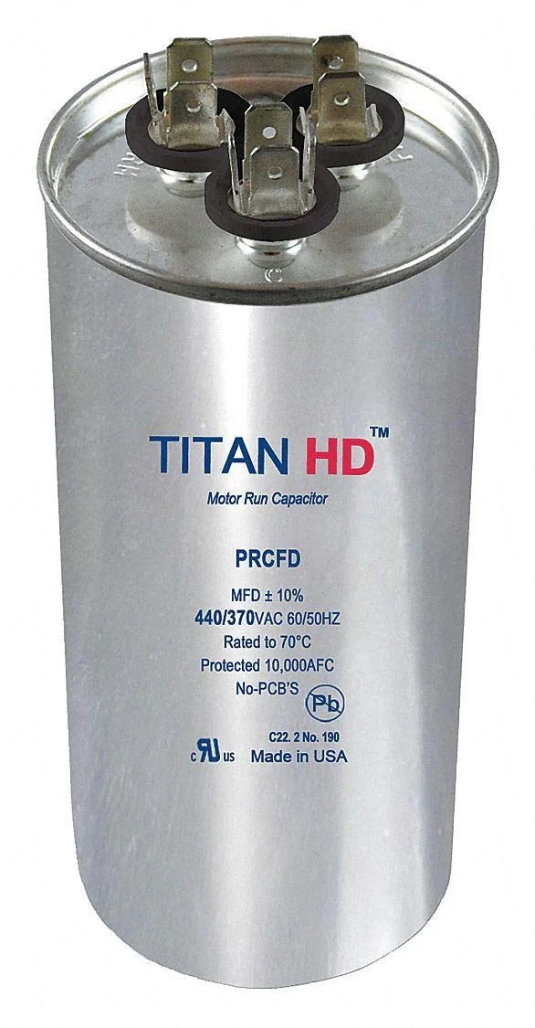 40/5 Microfarad 440VAC Dual Run Capacitor L691