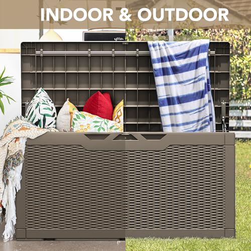 100 Gallon Waterproof Resin Deck Box P17773