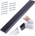 Handrail Connector 400mm Internal Spline POM Rectangular Stainless Steel Aluminum Black Q791331