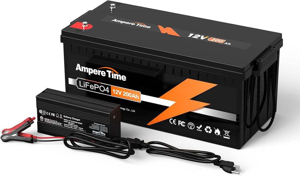 12V 100Ah LiFePO4 Battery with 20A Charger S4008