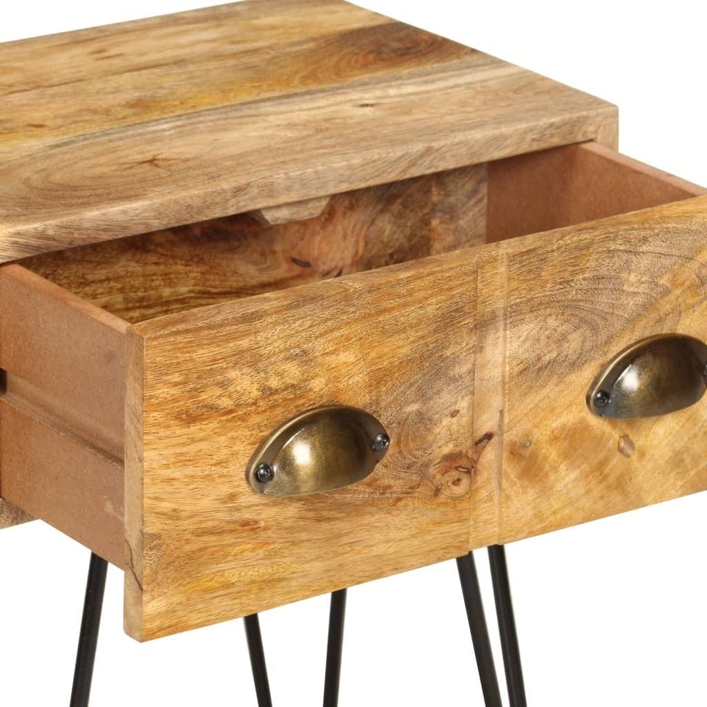 Solid Mango Wood Bedside Cabinet Q30801