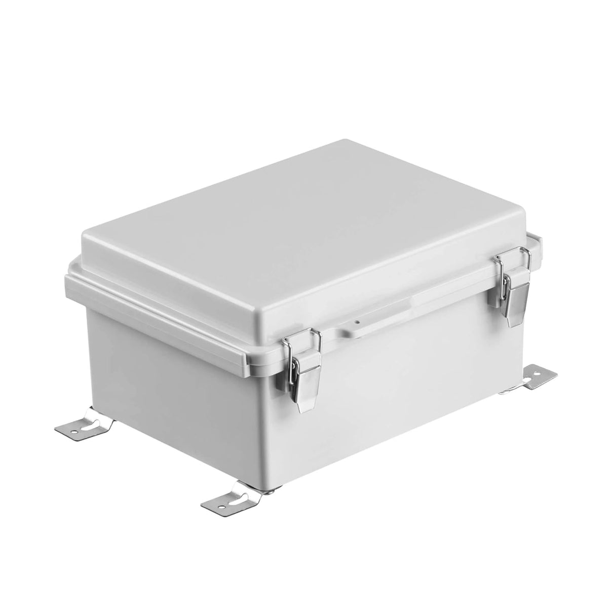 IP67 Waterproof Hinged Cover Plastic Junction Box with Mounting Plate 400×300×180mm E644014