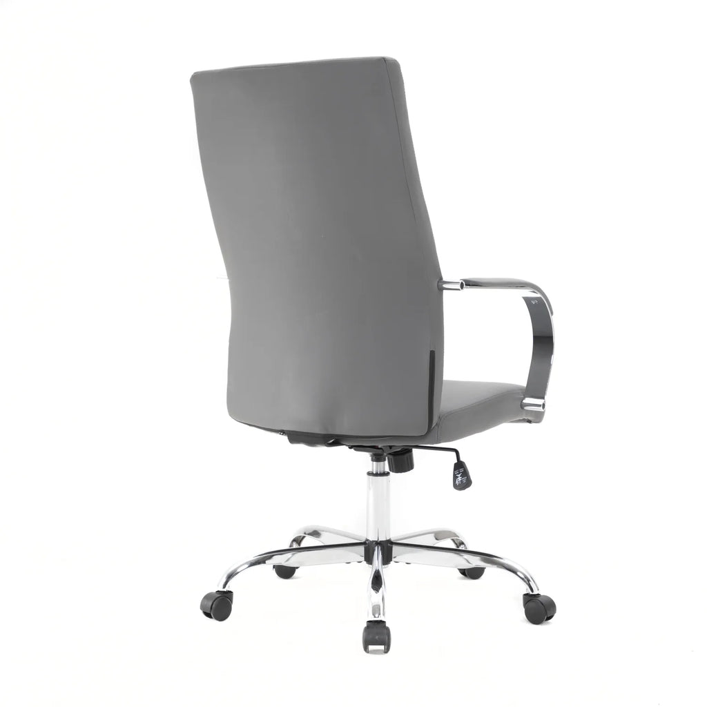 Leather Adjustable Height Office Chair with Tilt & 360 Degree Swivel P424