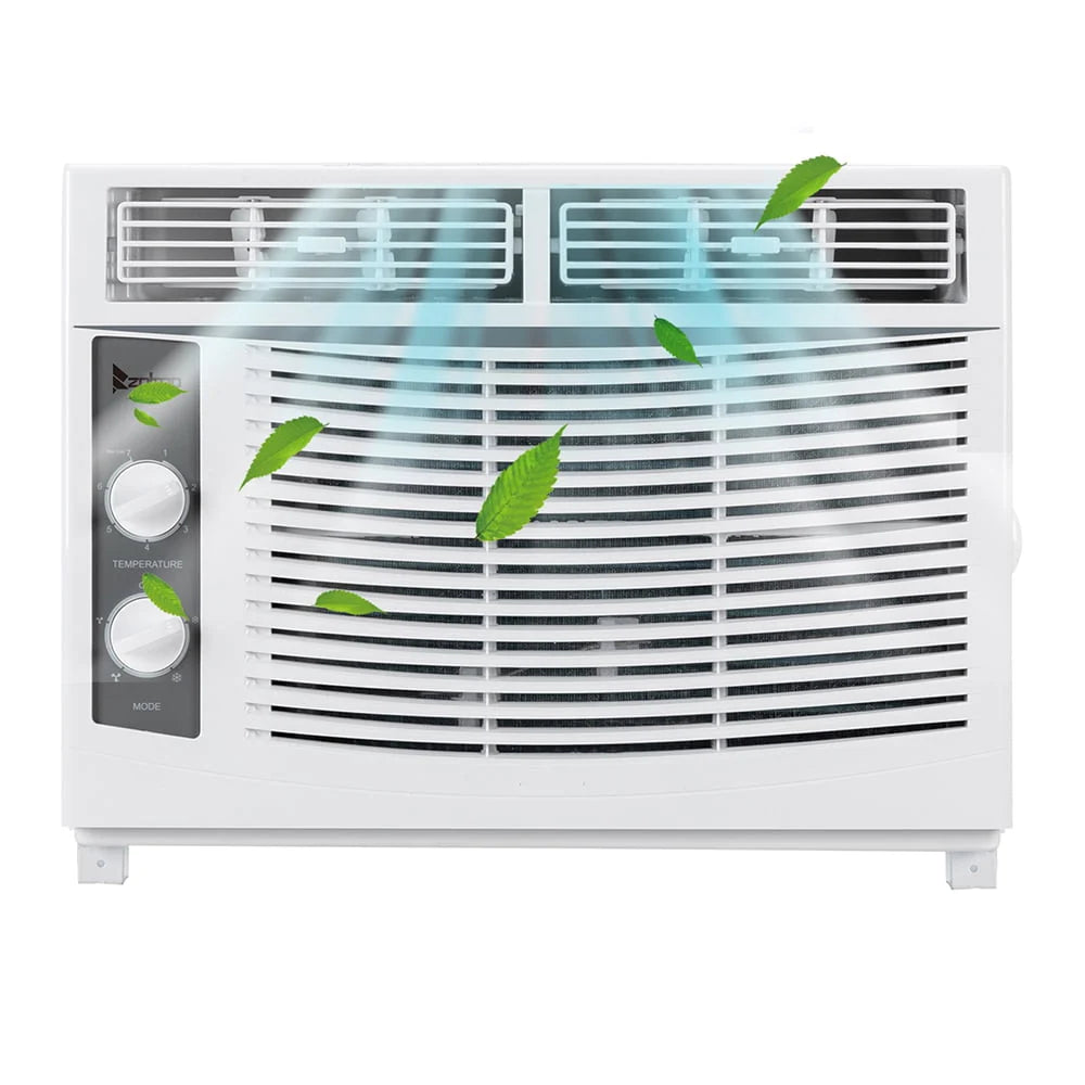 5000 BTU 115V Window-Mounted Compact Air Conditioner, White W96022