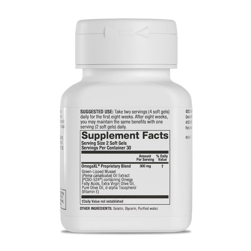 Green-Lipped Mussel Oil 60 Softgels U901