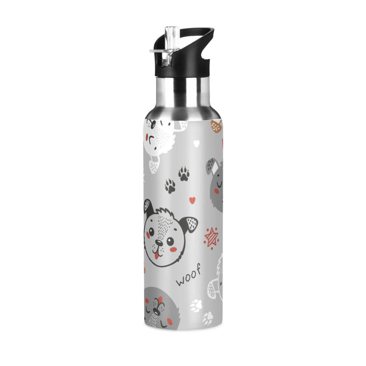 Insulated Stainless Steel Water Bottle with Straw Lid 20 oz R63634