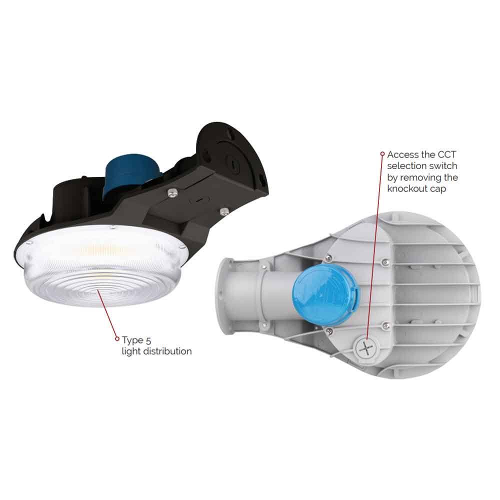 60 Watt LED Area Light with Photocell J861
