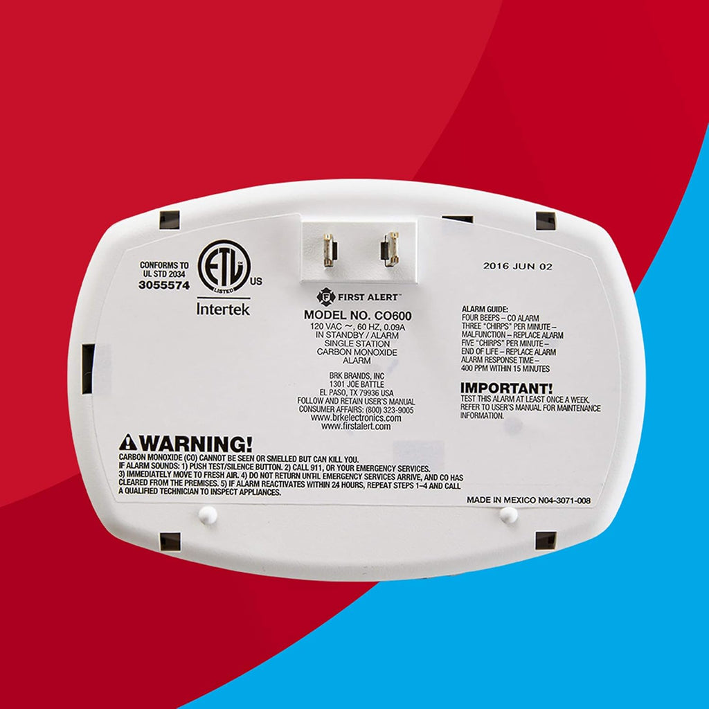 Carbon Monoxide Detector, 3-Pack D45119