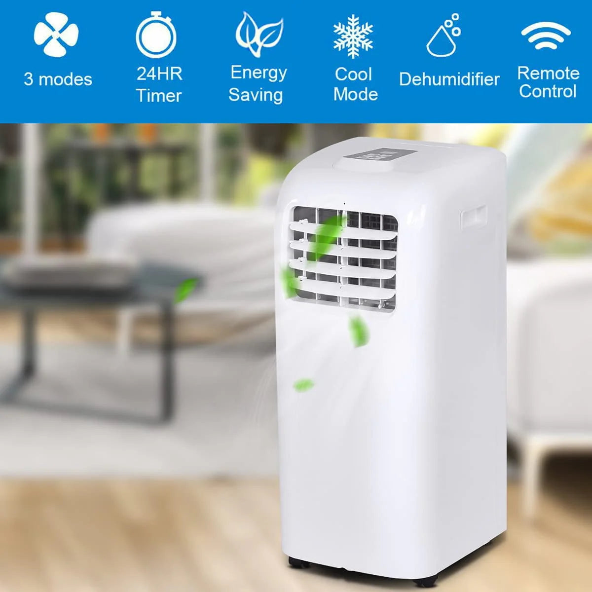 Portable Air Conditioner Cooling Fan Dehumidifier 8000BTU R2069