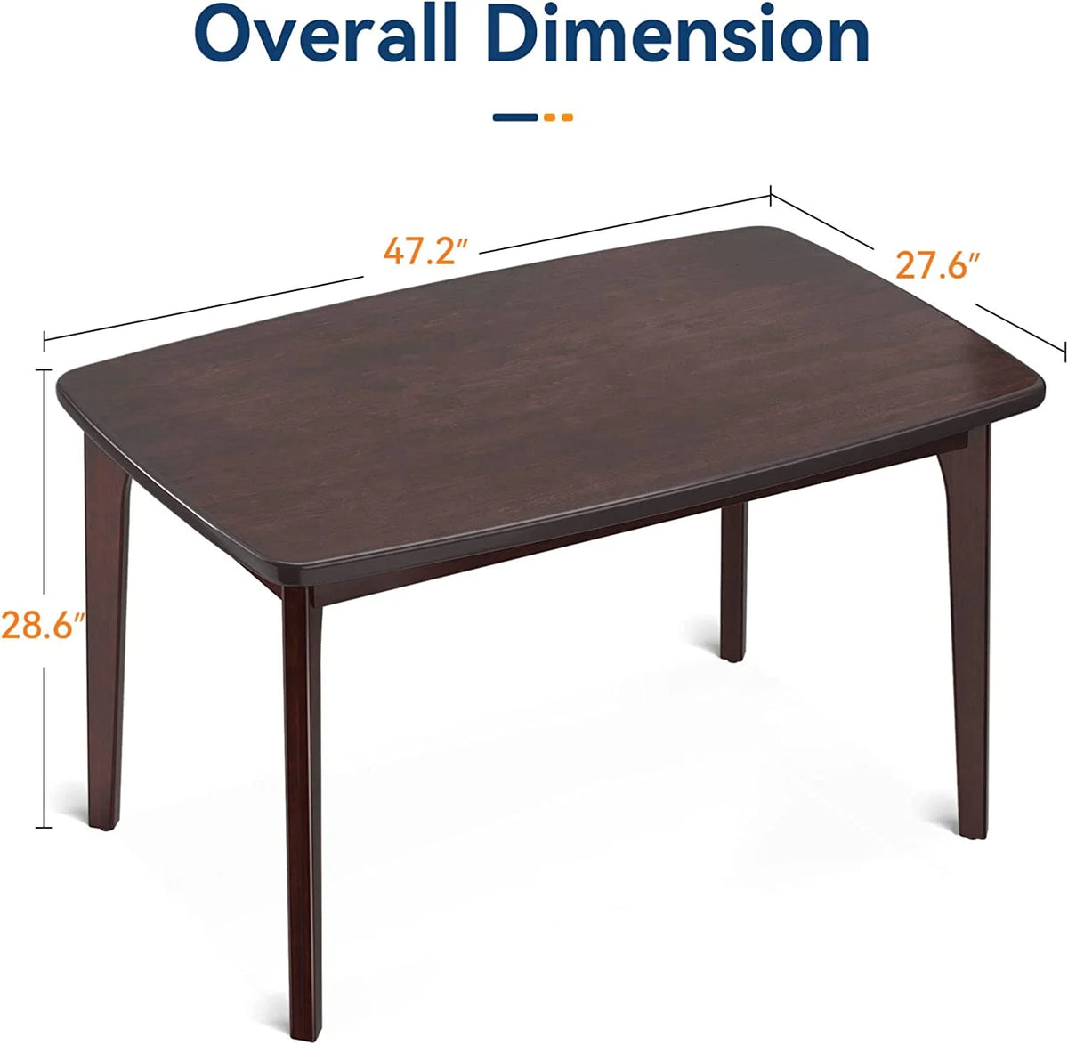 47 Inch Wood Dining Table M60969