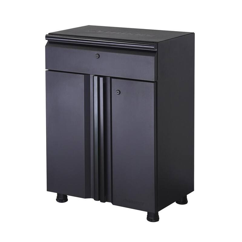 10-Piece Welded Steel Garage Storage System in Black E8608