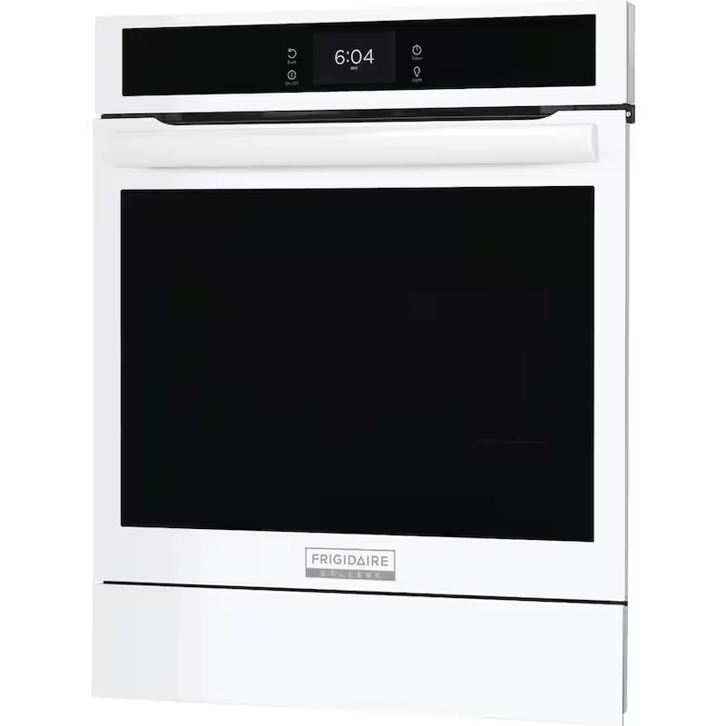 24 in. White Single Electric Wall Oven with Air Fry E382684