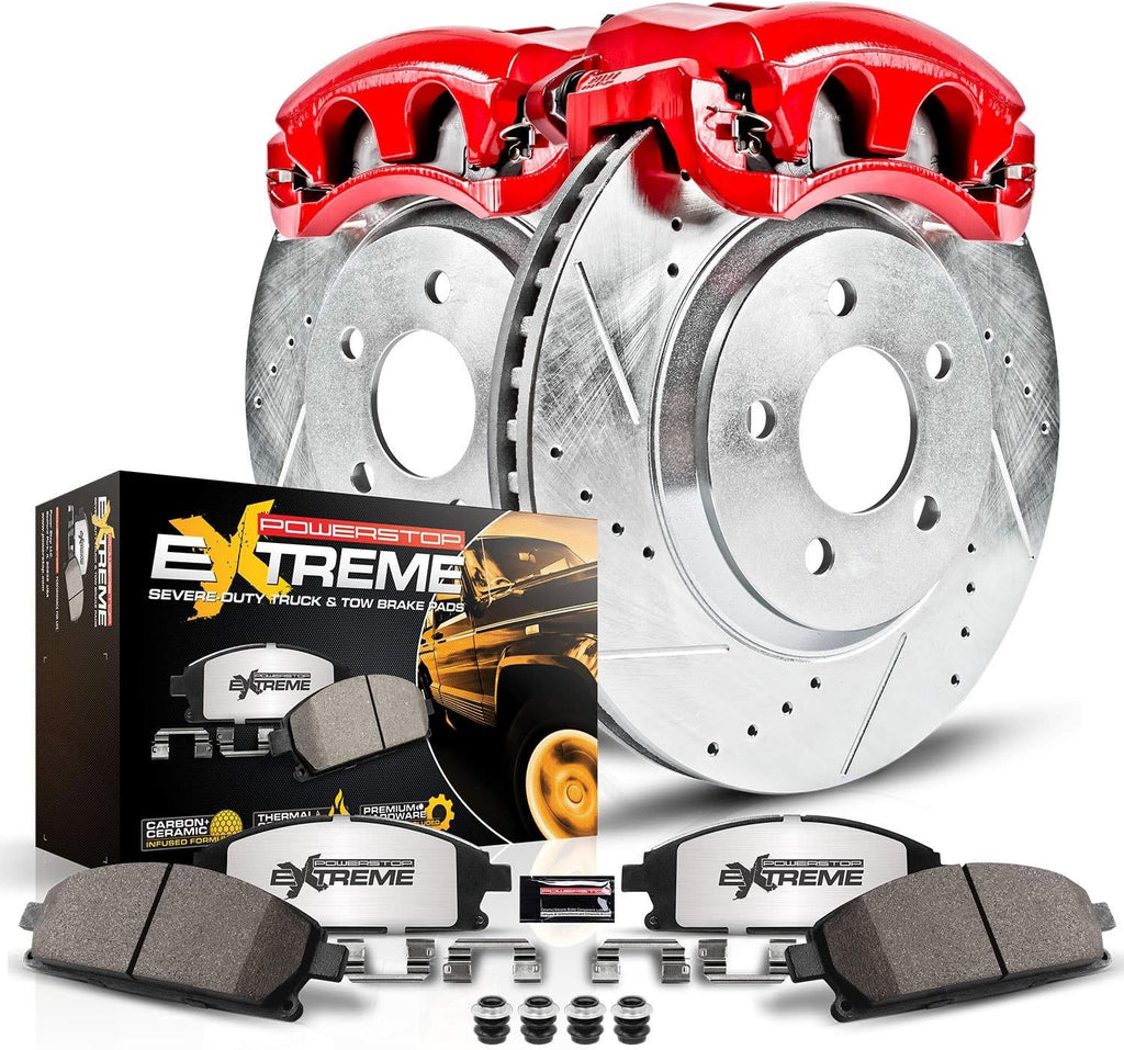 Front Z36 Truck & Tow Carbon Fiber Ceramic Brake Kit C4673