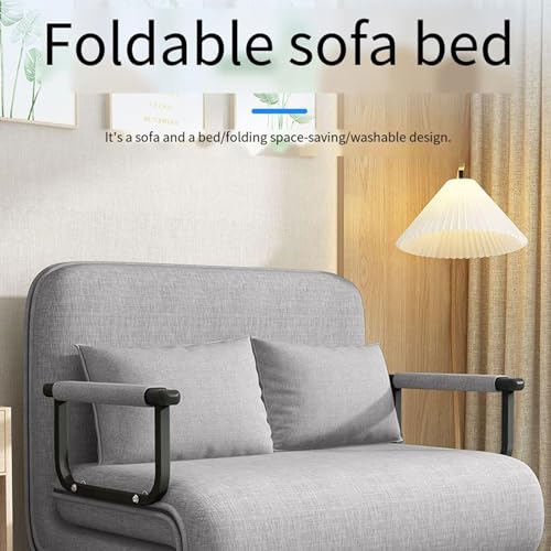 Twin Size Memory Foam Convertible Sofa Bed with Washable Cover O1650
