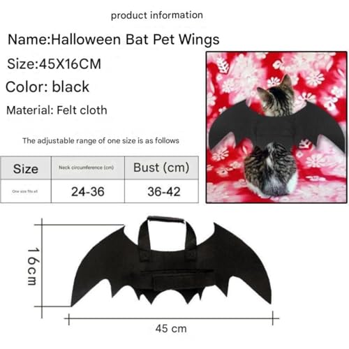 Halloween Pet Costume for Small Dogs & Cats, Lightweight Felt & Polyester, XL E340