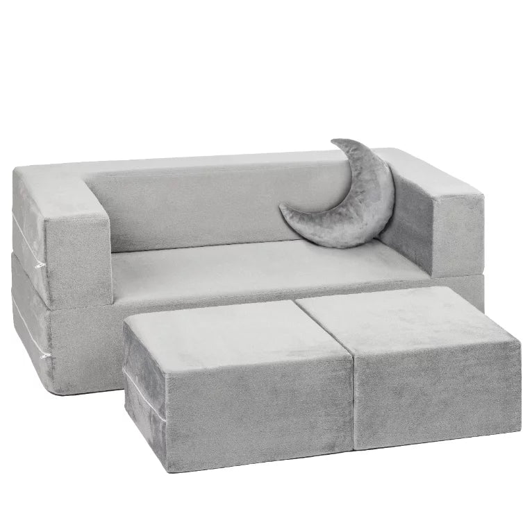 Kids Modular Sofa with Velour Cover R895