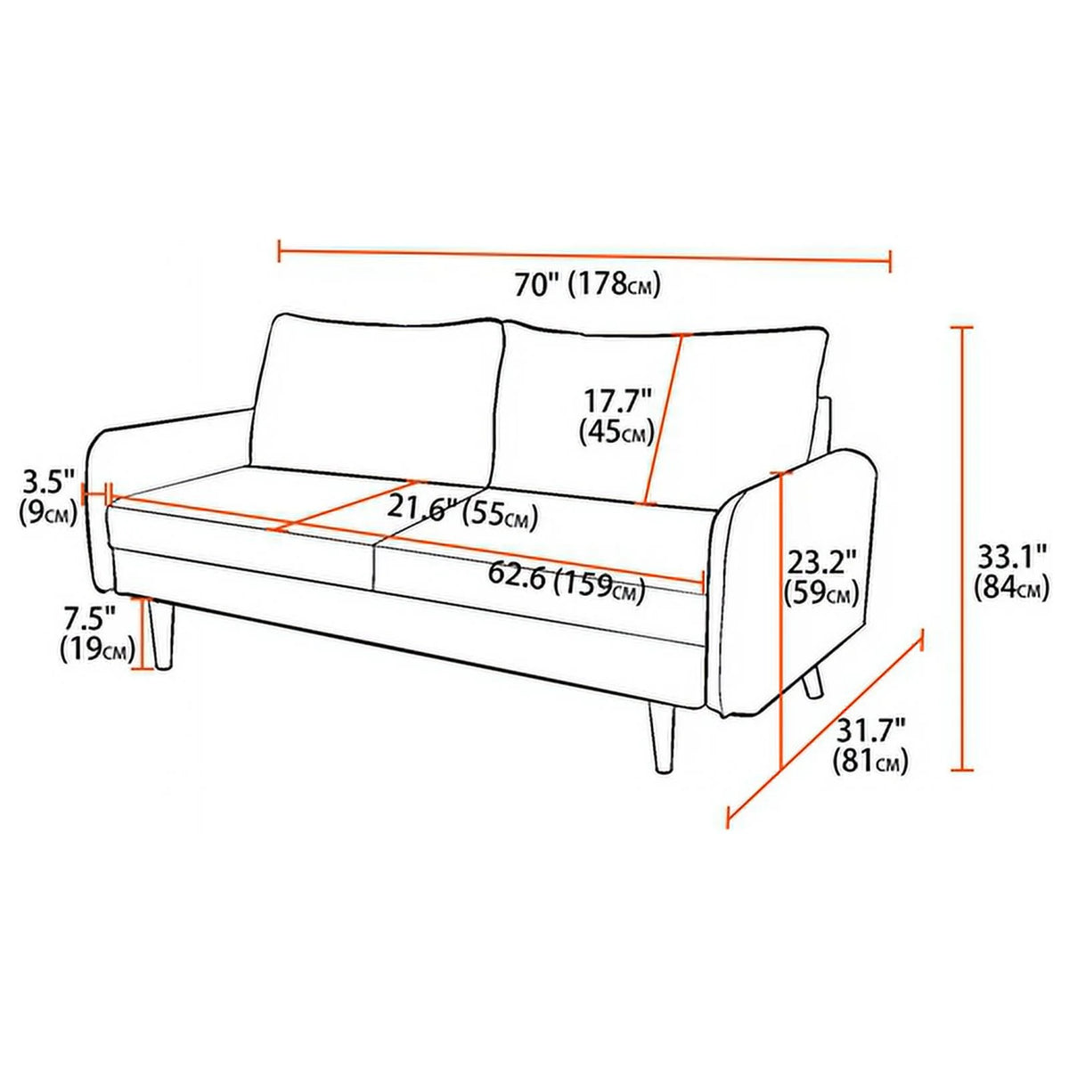 Purple Velvet Sofa H457519