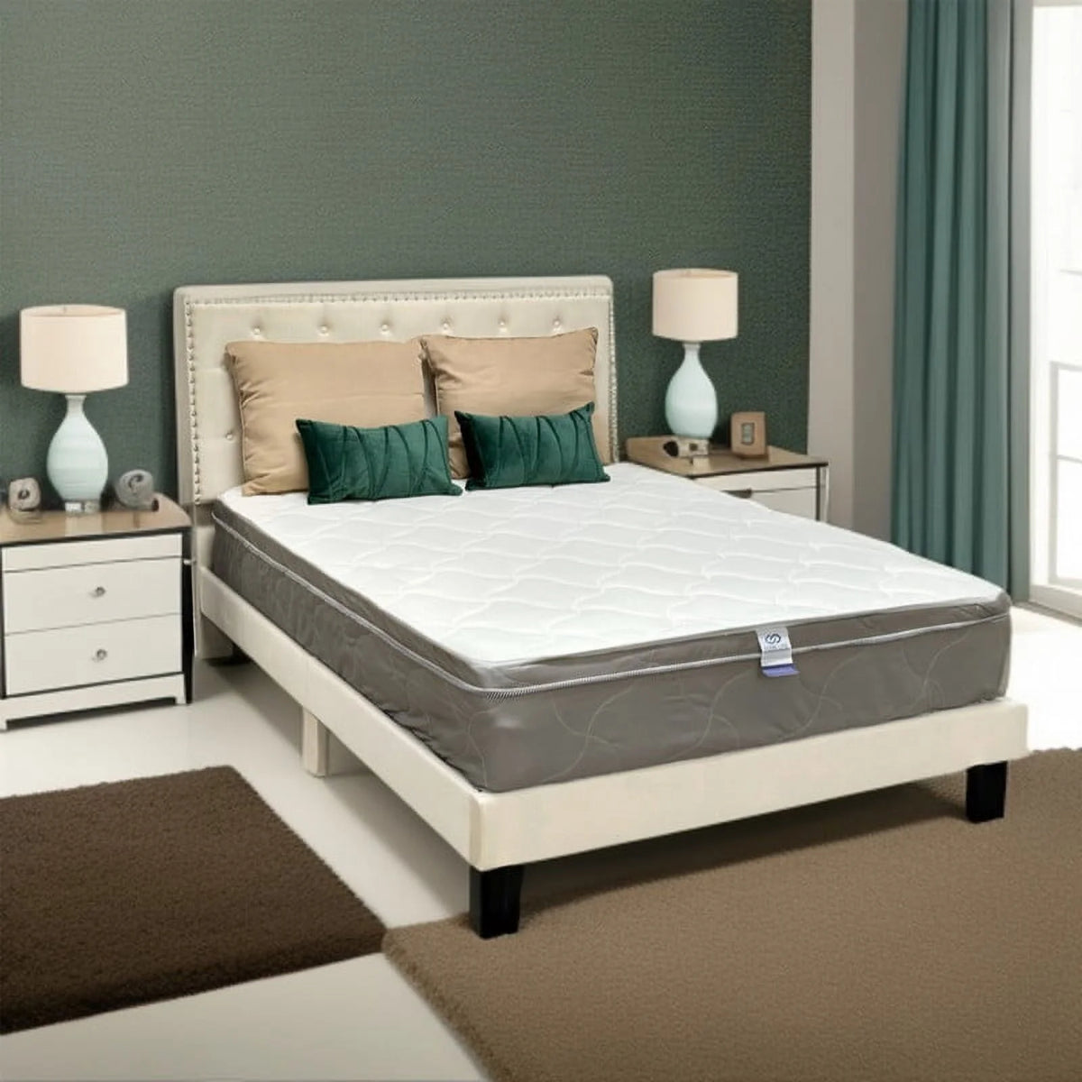 8 Inch Foam Spring Hybrid Twin Mattress C62677