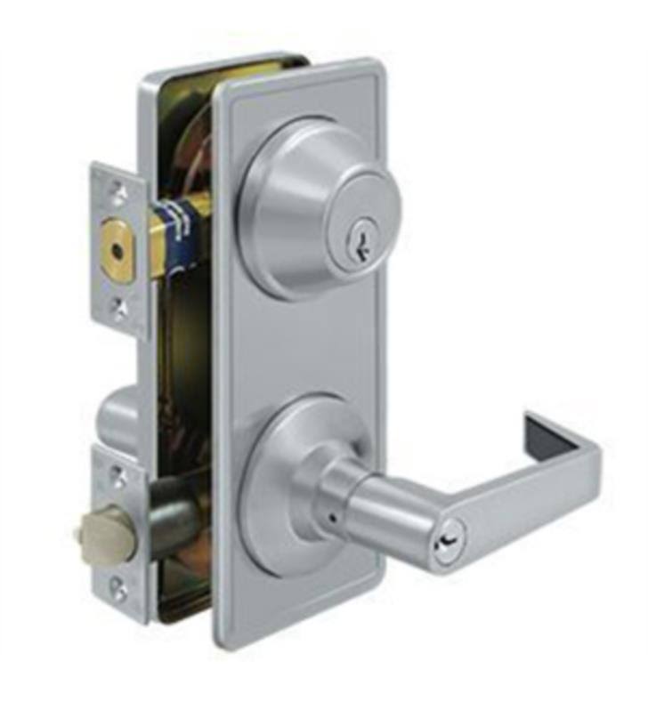 Polished Brass Interconnected Lock with Lever G887406