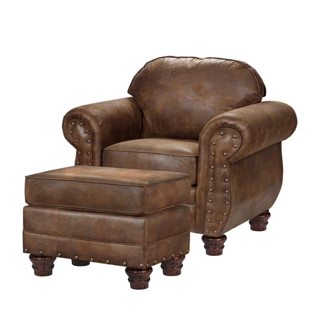 Arm Chair with Matching Ottoman U708097