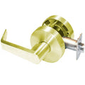 Bright Brass Passage Door Lever Set R4379
