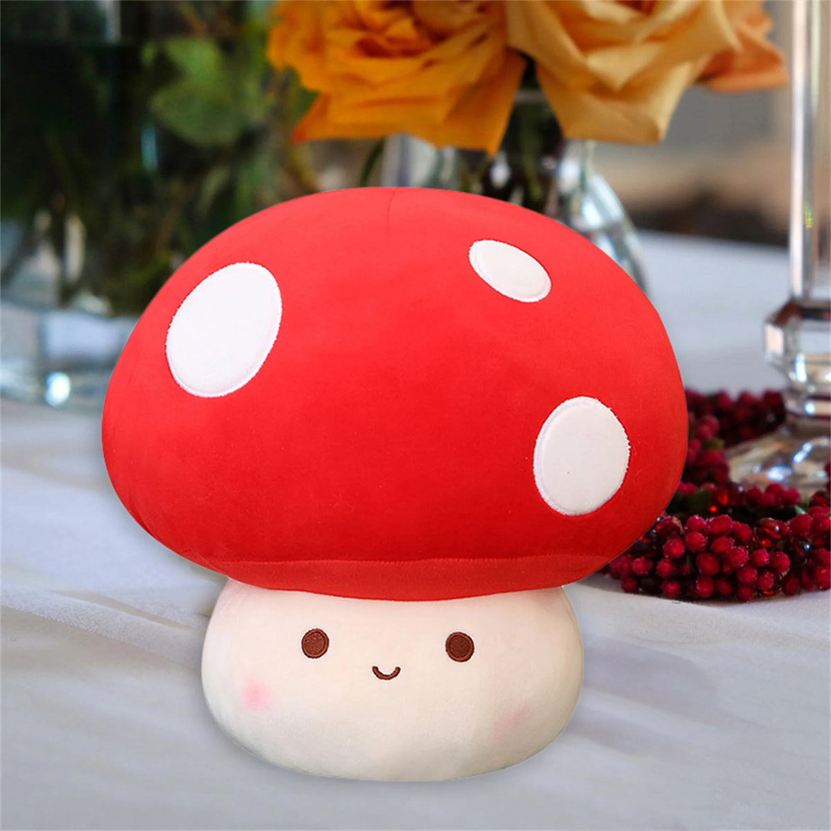 Cute Mushroom Plush Stuffed Animal Pillow 9 12 inch V412533