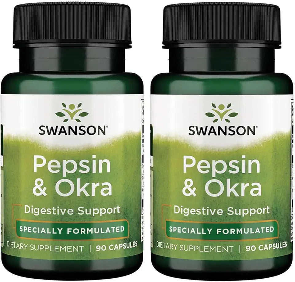 Pepsin & Okra 90 Caps 2 Pack S378892