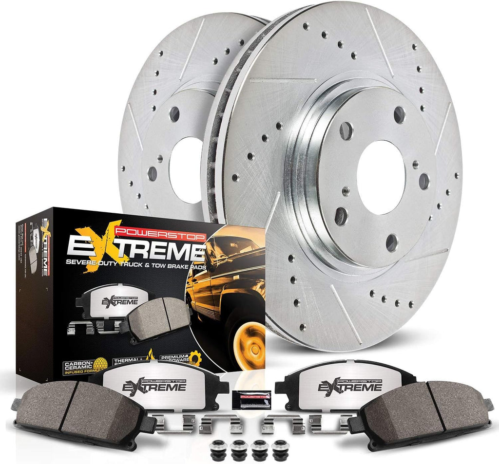 Front Z36 Truck & Tow Carbon Fiber Ceramic Brake Kit C4673