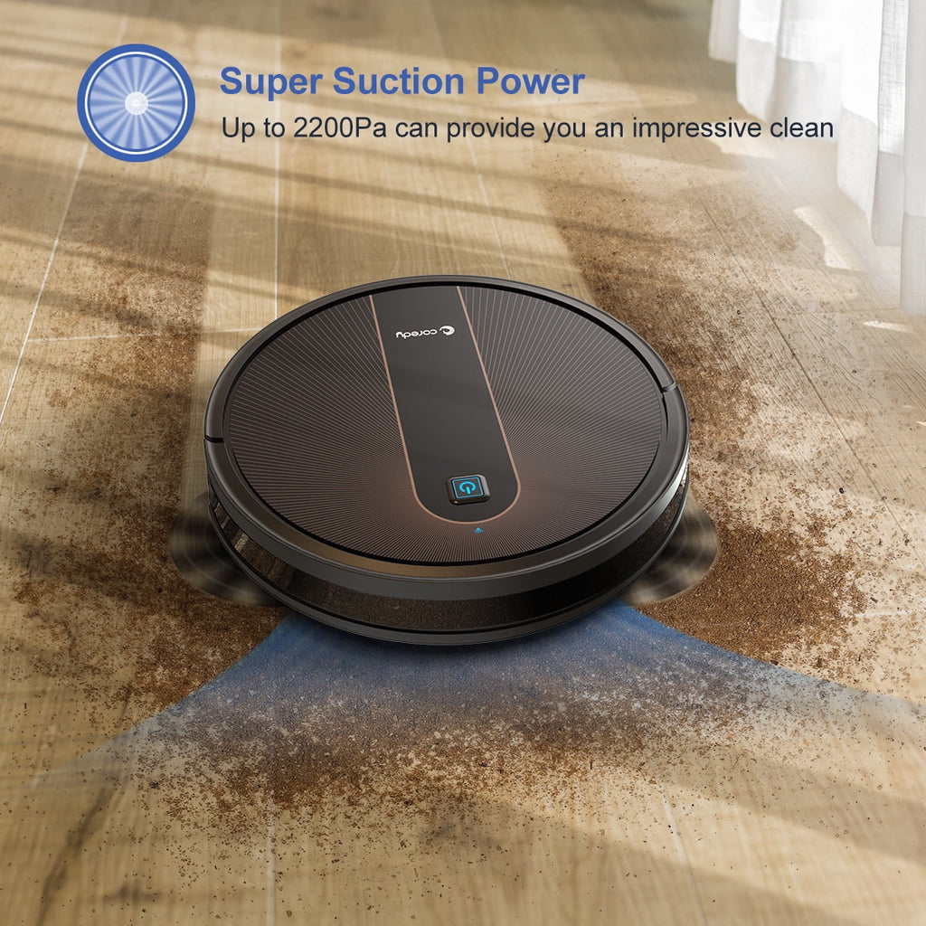 Robot Vacuum Cleaner and Mop, 2200Pa Suction P99302