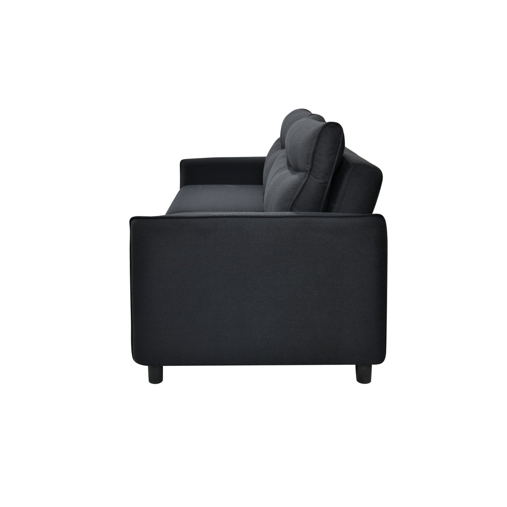 Black Convertible Sleeper Sofa Bed K52589