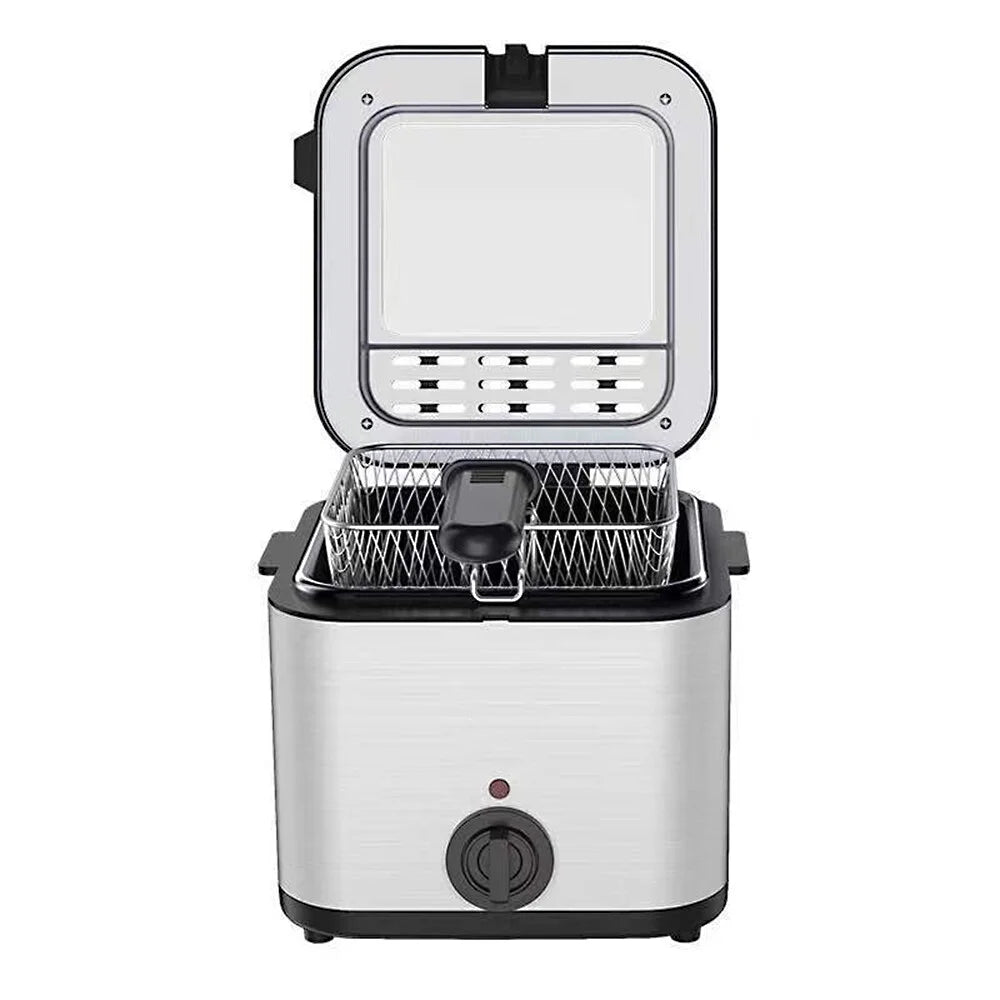 Electric Deep Fryer, Stainless Steel, 2.5 Liter, 1000 Watts P993