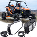 UTV Side Rear View Mirrors With LED Lamp for 1.75 - 2 Diameter Round Tube Roll Cages A4478