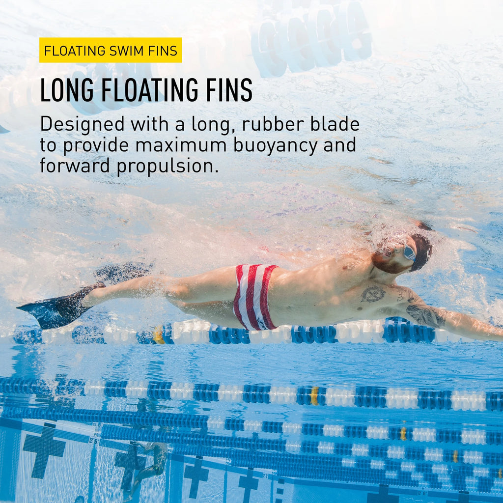 Swimming Fins for Men, Women, and Kids, Adult XS, Blue/Yellow P929667