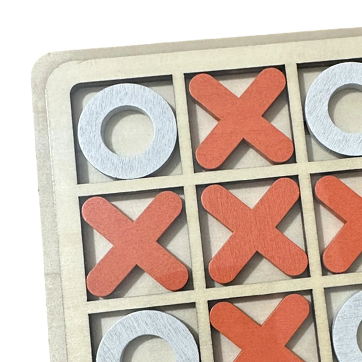 Wooden Board Tic Tac Toe Game Table Toy Puzzle Brain Teaser M850