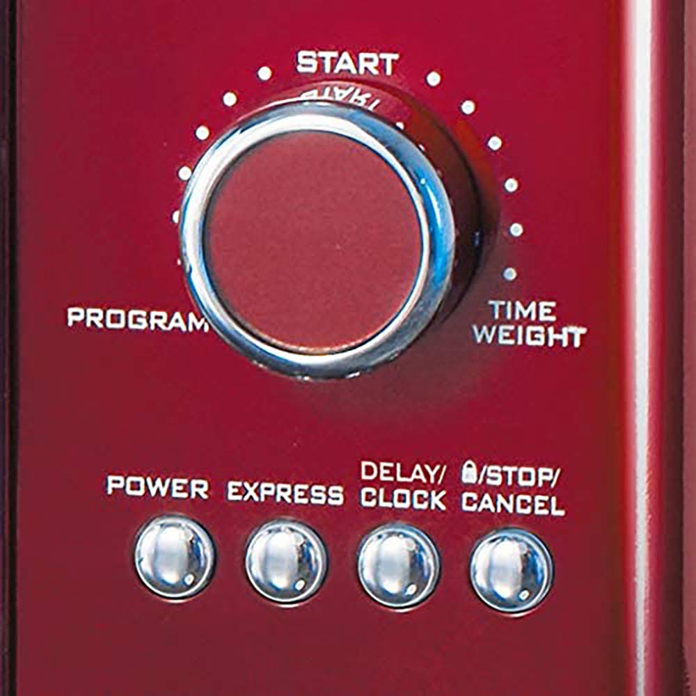 Retro 0.9 Cu ft Countertop Microwave Oven Metallic Red I386732