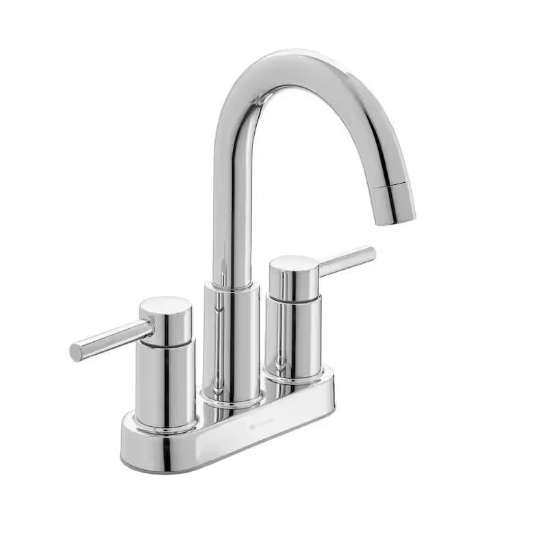 4 in. Centerset Double Handle High-Arc Chrome Bathroom Faucet S99131