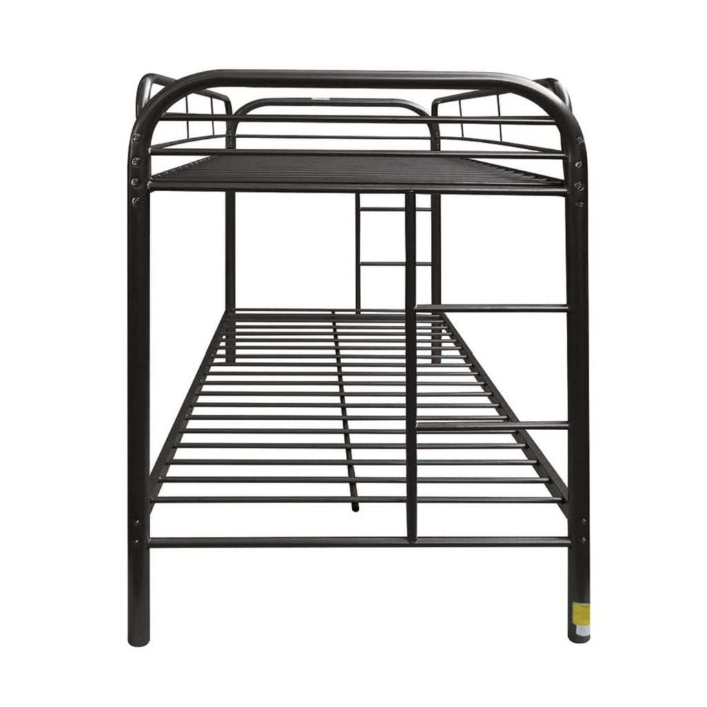 Black Twin Twin Bunk Bed D921529