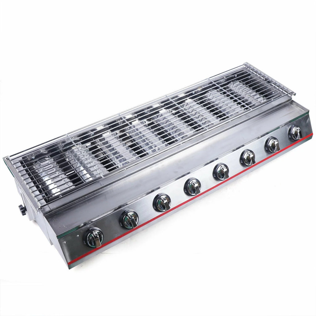 8 Burners LPG Gas Outdoor Cooker Stainless T138392