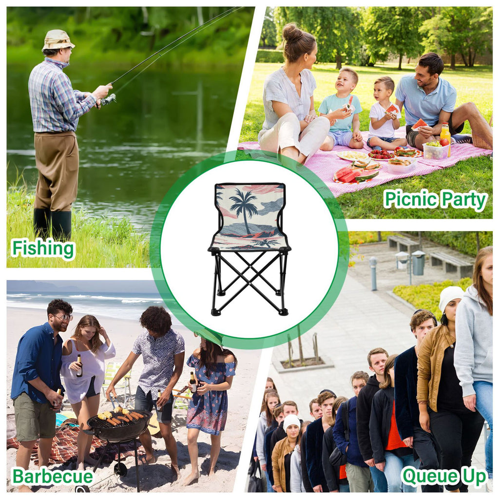 Portable Camping Chair with Carry Bag Y554609