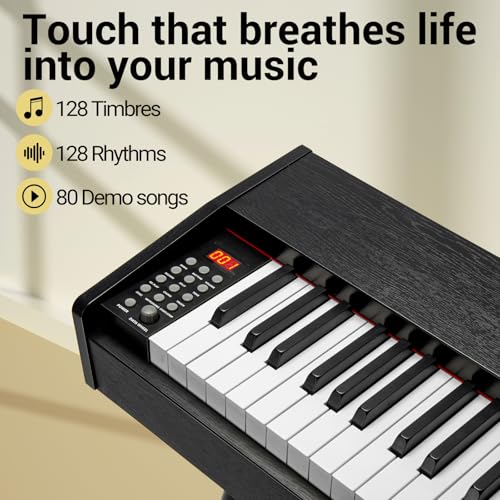 88 Key Weighted Hammer Action Digital Piano with Triple Pedal M170086