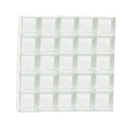 Frameless Clear Glass Block Window R4183