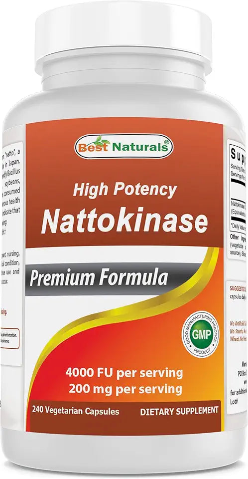 Nattokinase 200 mg 240 Vegetarian Capsules G295