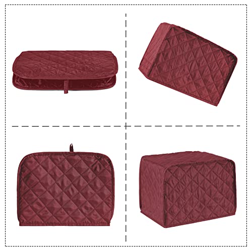 Quilted Black Toaster Cover 2 Slice F312