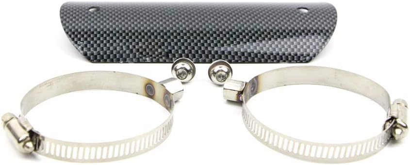 Stainless Steel Motorcycle Exhaust Heat Shield with 2 Clamps K511