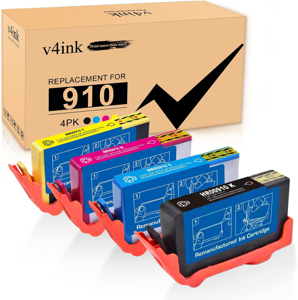 Remanufactured Ink Cartridge Replacement 4 Pack W26449