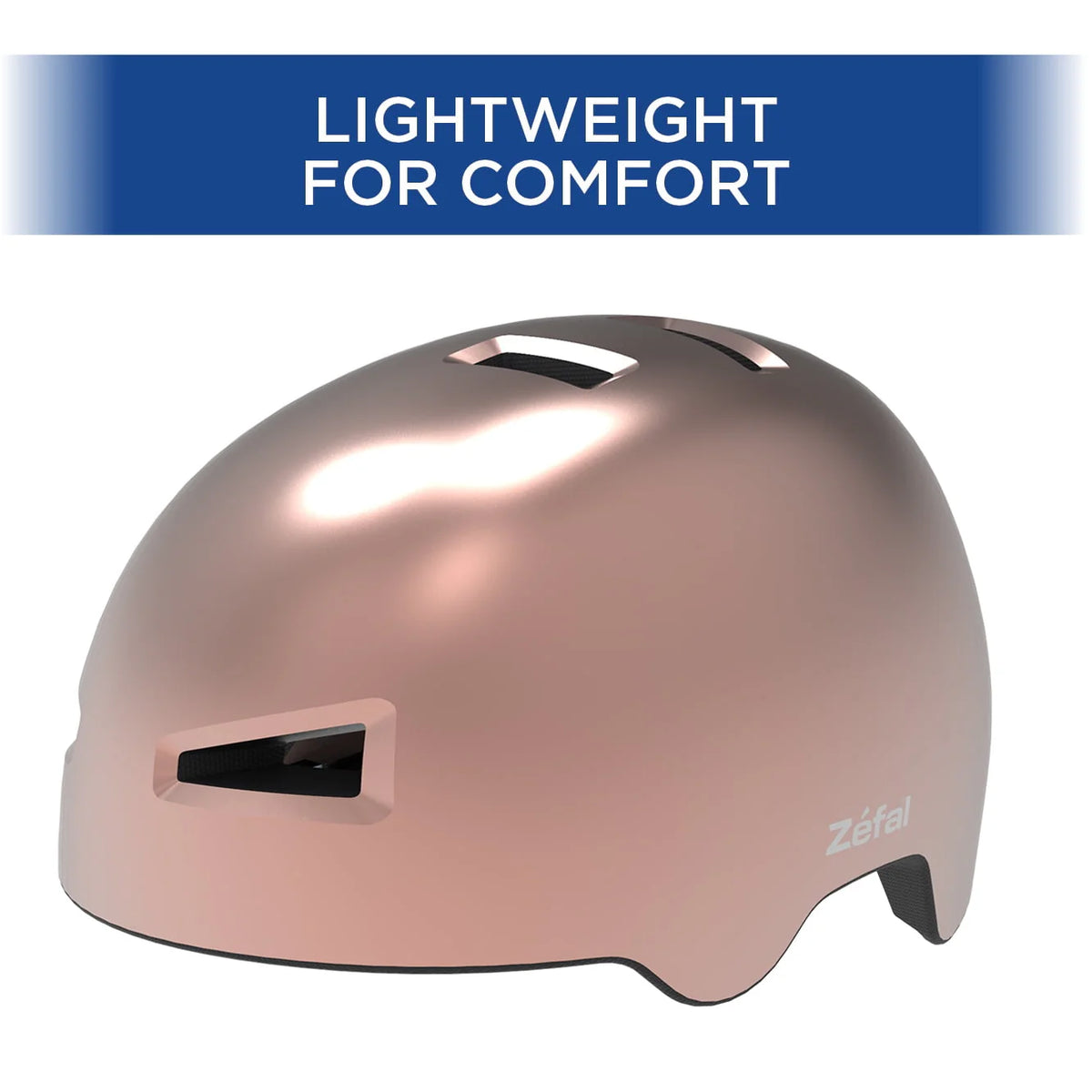 Rose Gold Lightweight Adult Bike Helmet T2262
