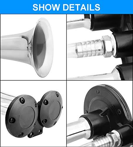 150db Train Horn Kit with 120 PSI Air Compressor E358136
